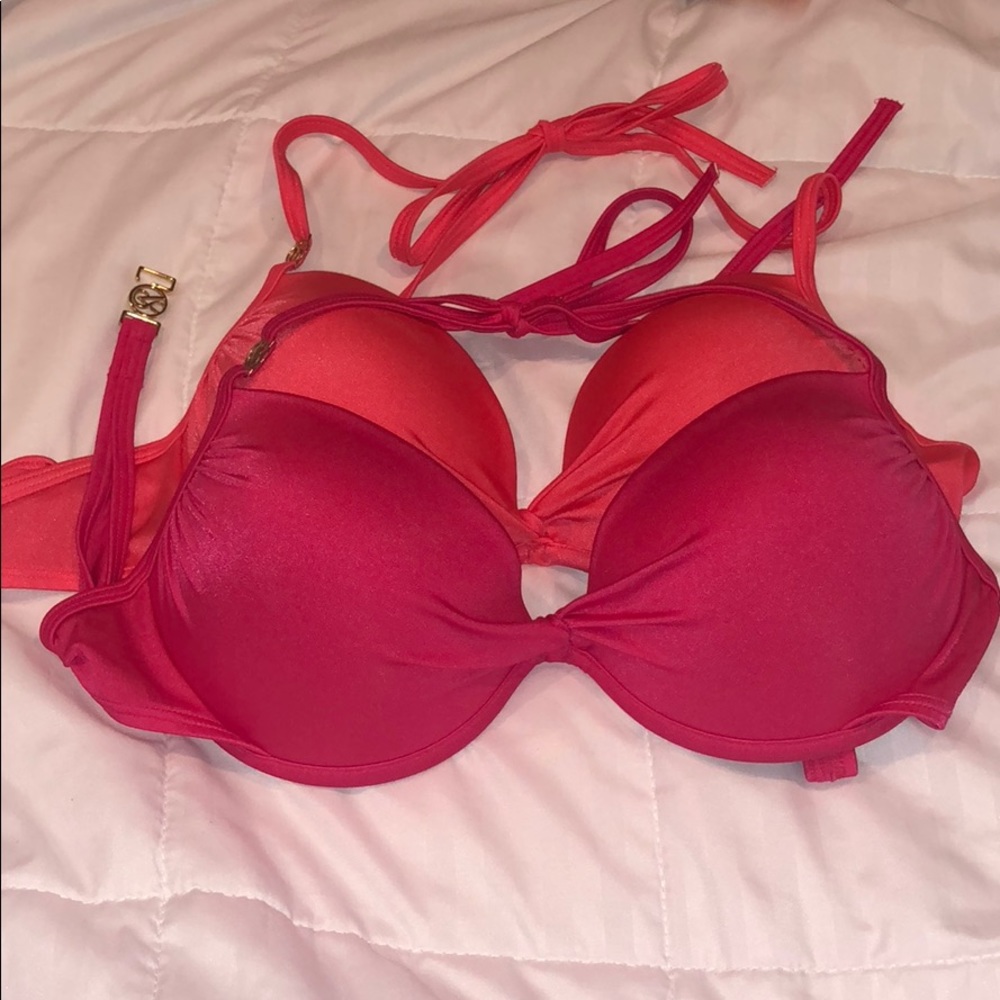 2 Victoria Secret Bikini Tops 34C